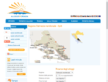 Tablet Screenshot of dalmazia.alloggioincroazia.it